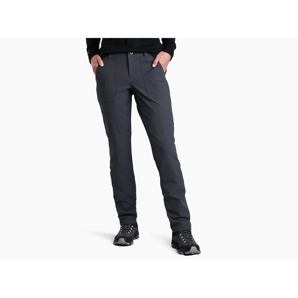 KUHL Pants Women's 6 RESISTOR™‎ KRAFT PANT Carbon Gray Canvas 30x32 Gorp Hiking